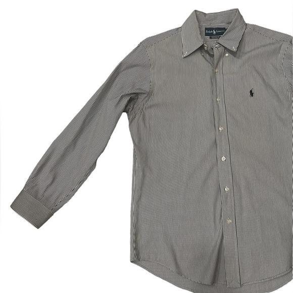 RALPH LAUREN | Striped Custom Fit Shirt | Size 15.5 Neck - Picture 2 of 10